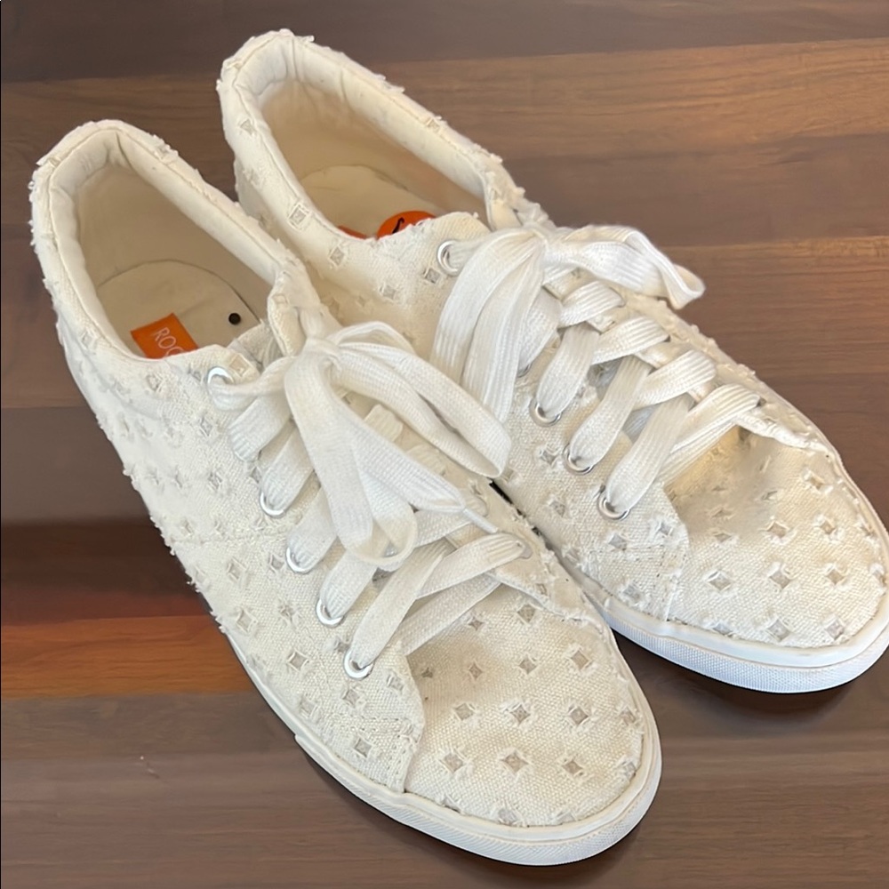 Rocket Dog Cream Textured Sneakers